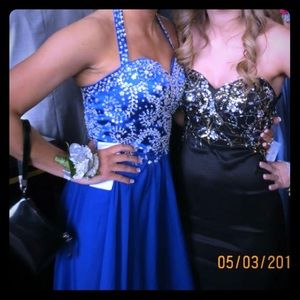 Blue prom dress!