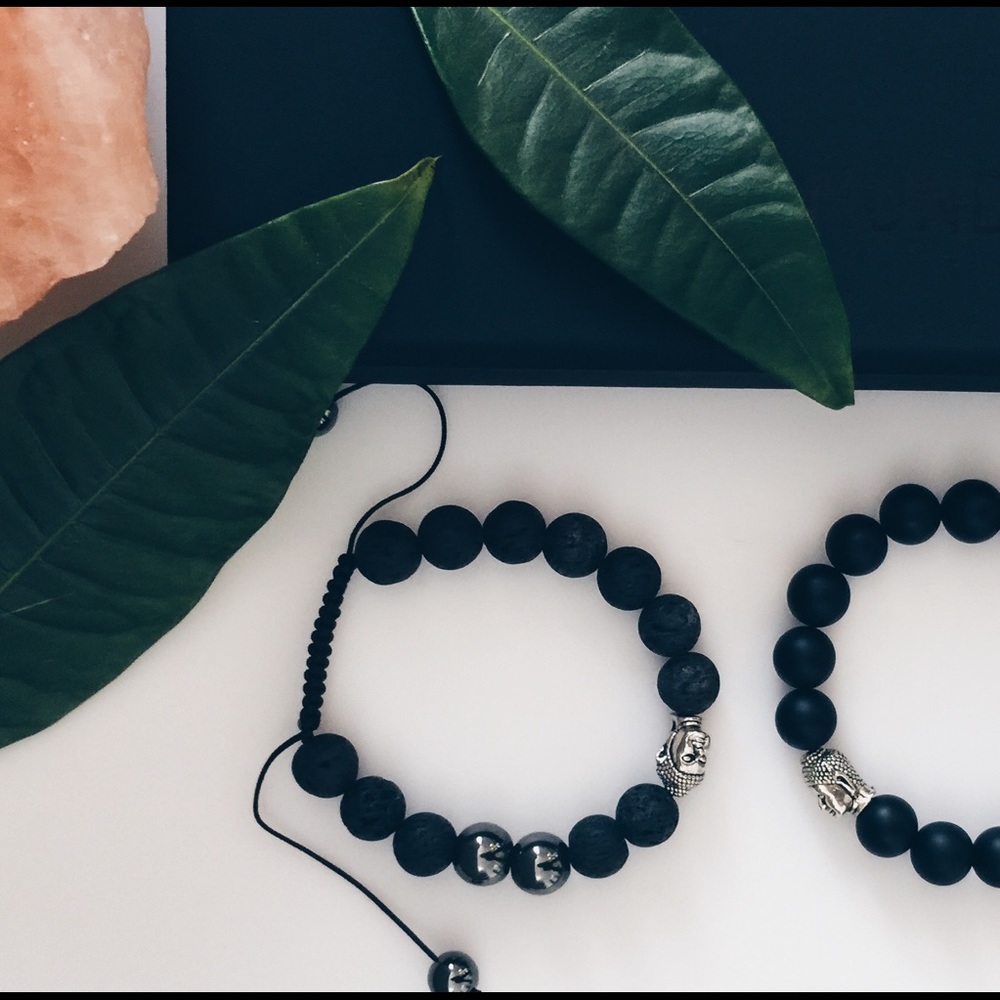 Powerful Energy Lava Mala Bracelet Positive Energy