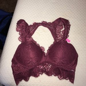 Brand new maroon Victoria's Secret Bralette