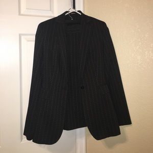 Express pin stripe skirt suit