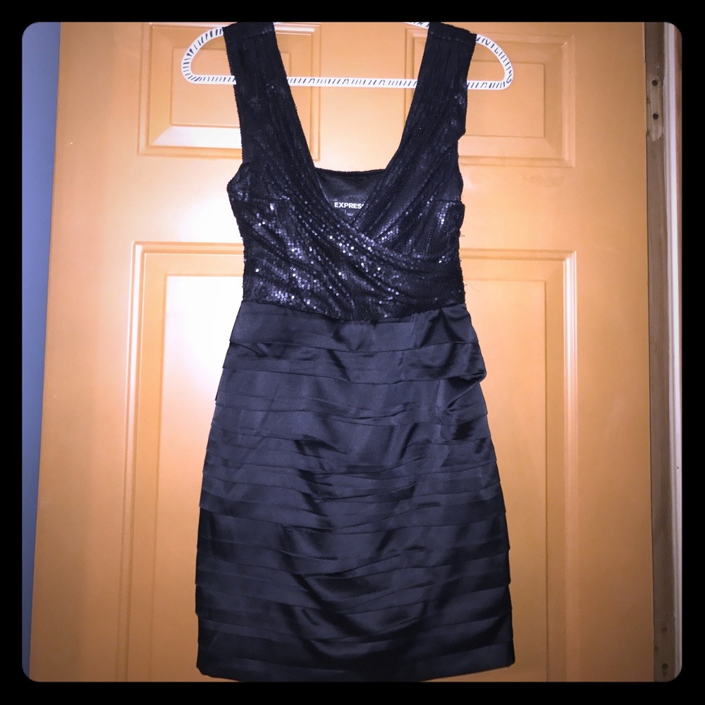 Express black dress