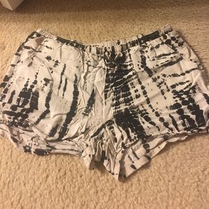 Tie dye shorts