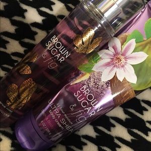 Bath and body works brown sugar and fig bundle