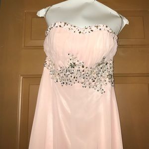 Pink sweetheart homecoming dress!