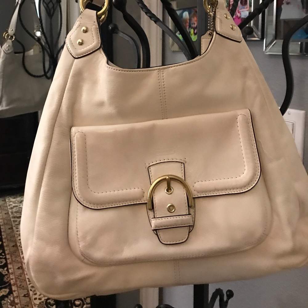 Coach handbag off white