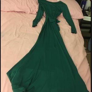 Emerald Long Sleeve Gown
