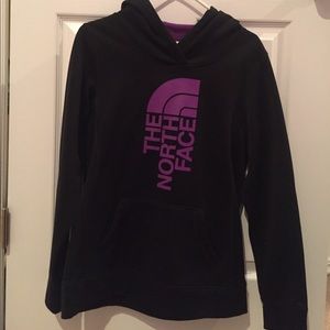 North face pullover with hood