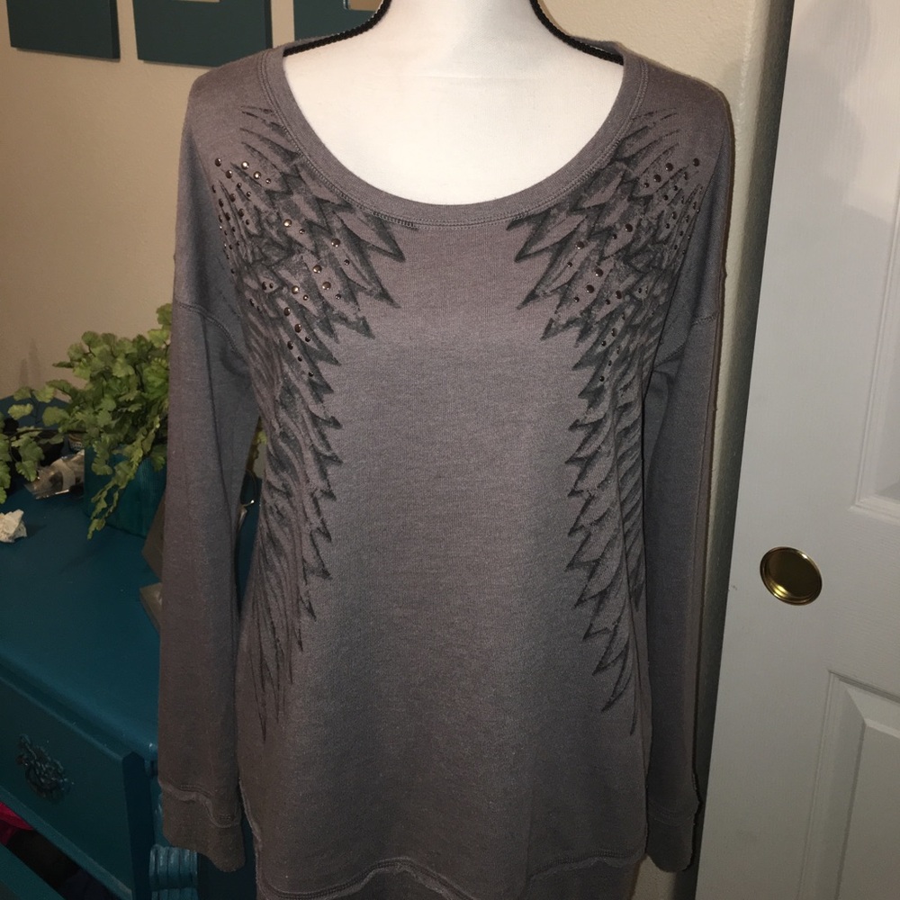 Rock & Republic Angel Wings Sweatshirt