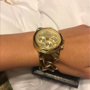 Gold Michael Kors watch
