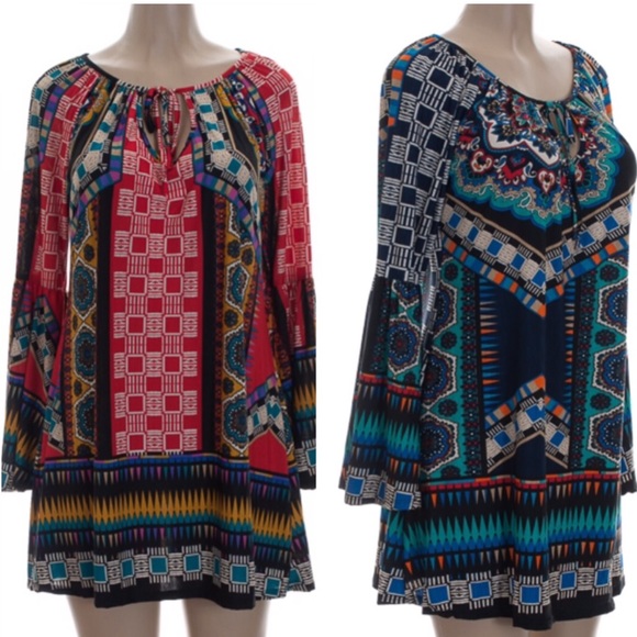 T.La Tops - MULTI PRINT TUNICS