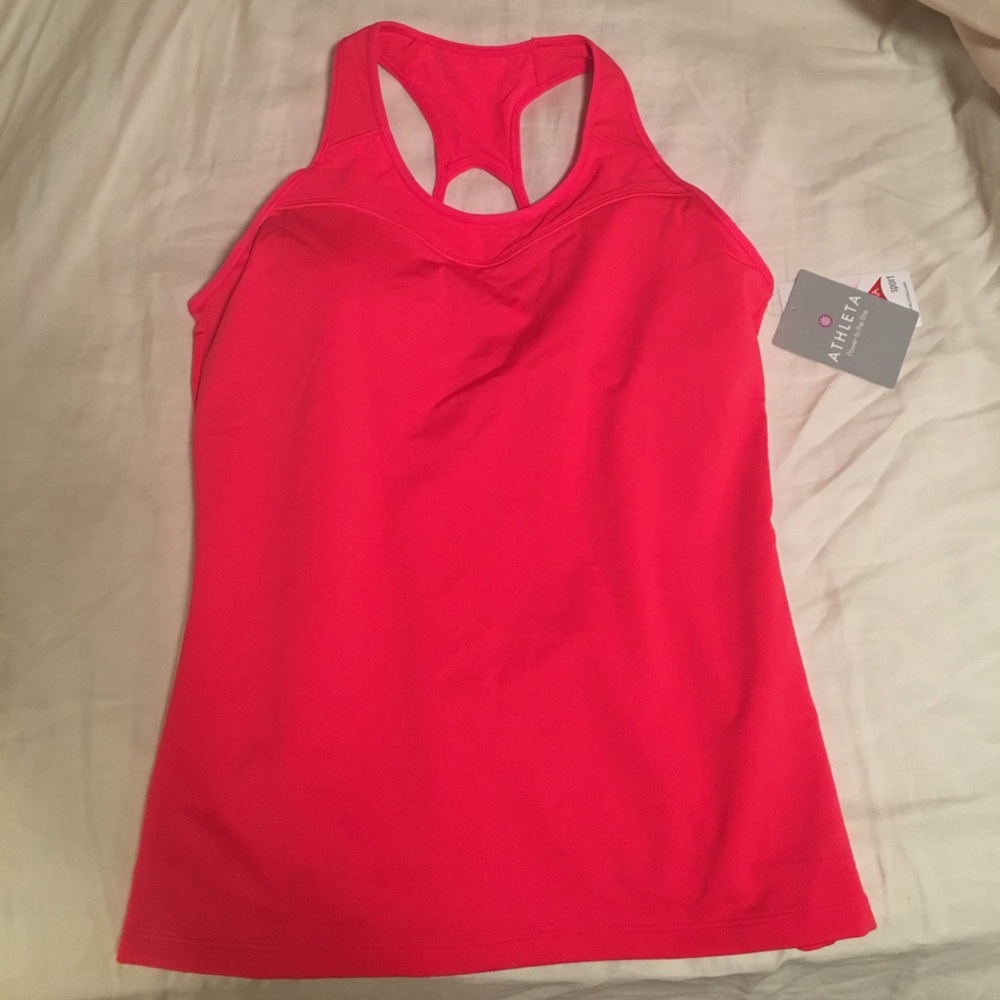 Athleta spiral support top NWT