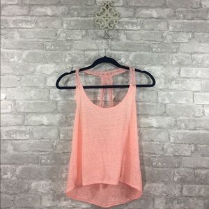 Coral Hollister tank top