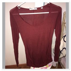 Red Long Sleeve Shirt