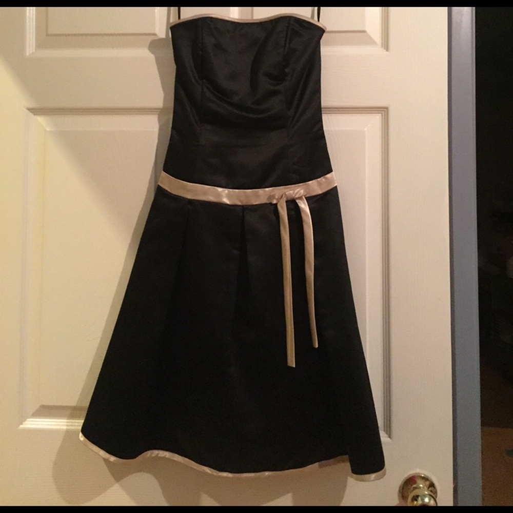 Strapless cocktail dress