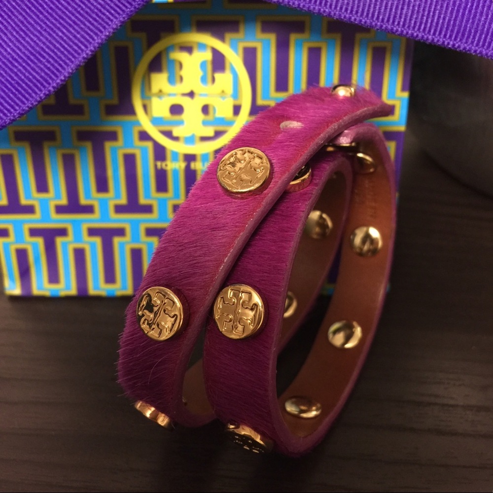 โ๏ธSOLDโ๏ธ Tory Burch Leather Bracelet Choker - Picture 1 of 8