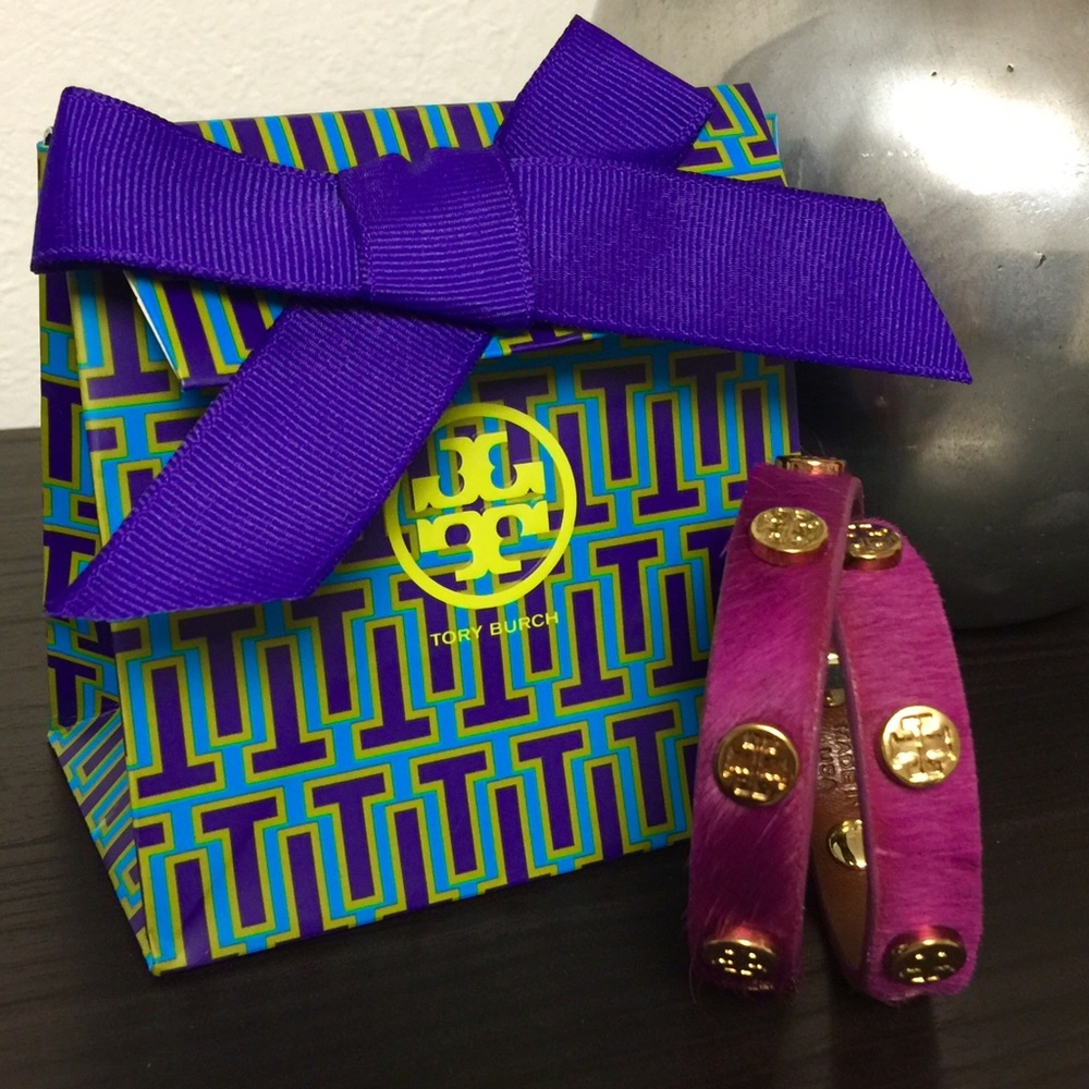 โ๏ธSOLDโ๏ธ Tory Burch Leather Bracelet Choker - Picture 2 of 8