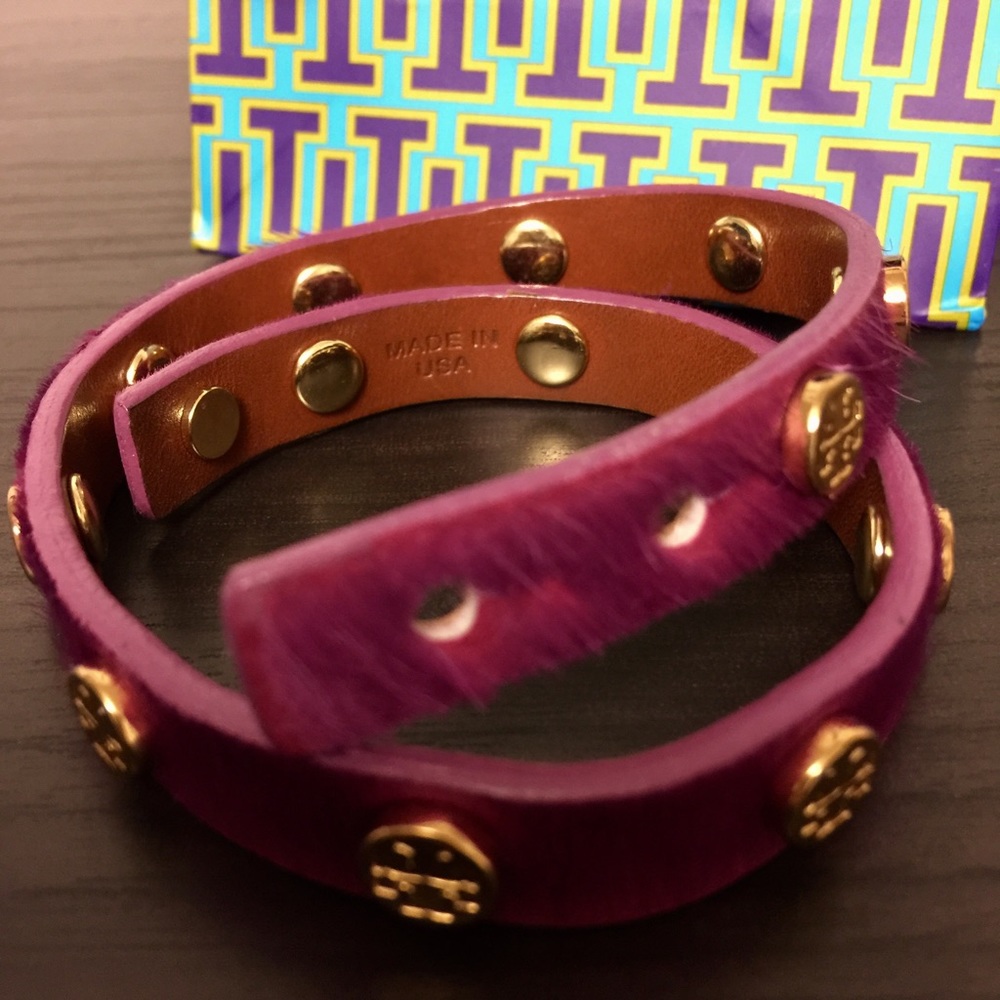 โ๏ธSOLDโ๏ธ Tory Burch Leather Bracelet Choker - Picture 5 of 8