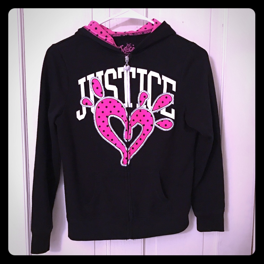 💕 Justice Zip Up Hoodie 💕