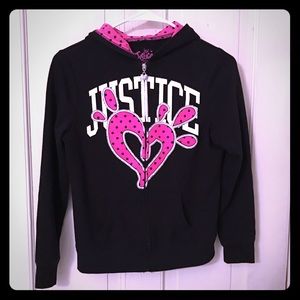 💕 Justice Zip Up Hoodie 💕