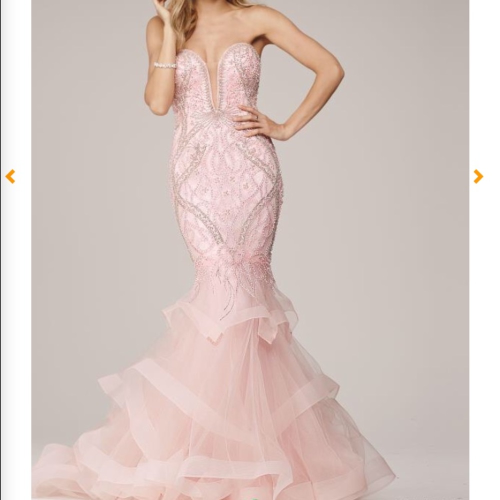 Strapless Mermaid Jovani Dress 31551