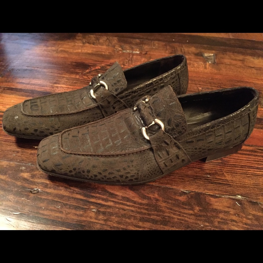 Men's Donald J. Pliner Croc Embossed Dress Shoe