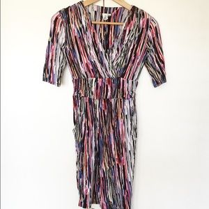 Surplice Neckline Dress