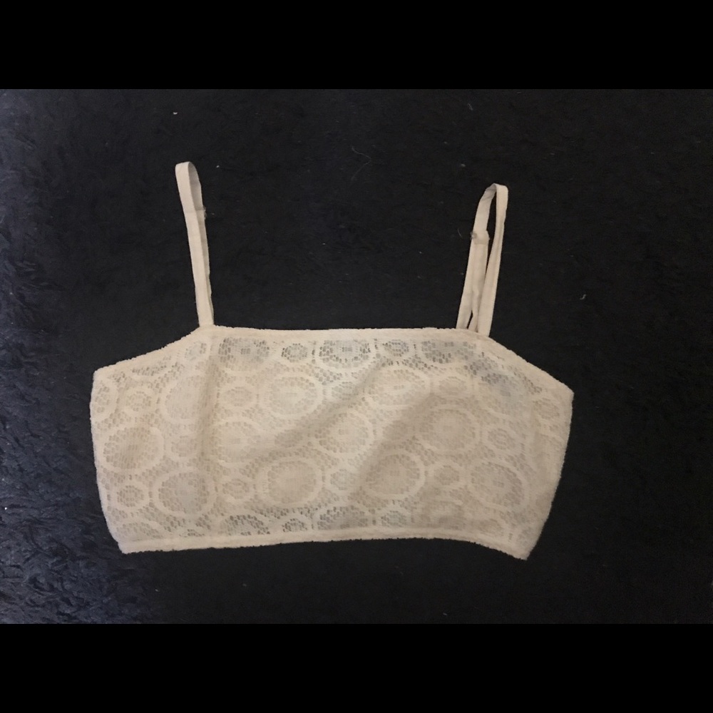 White crop top