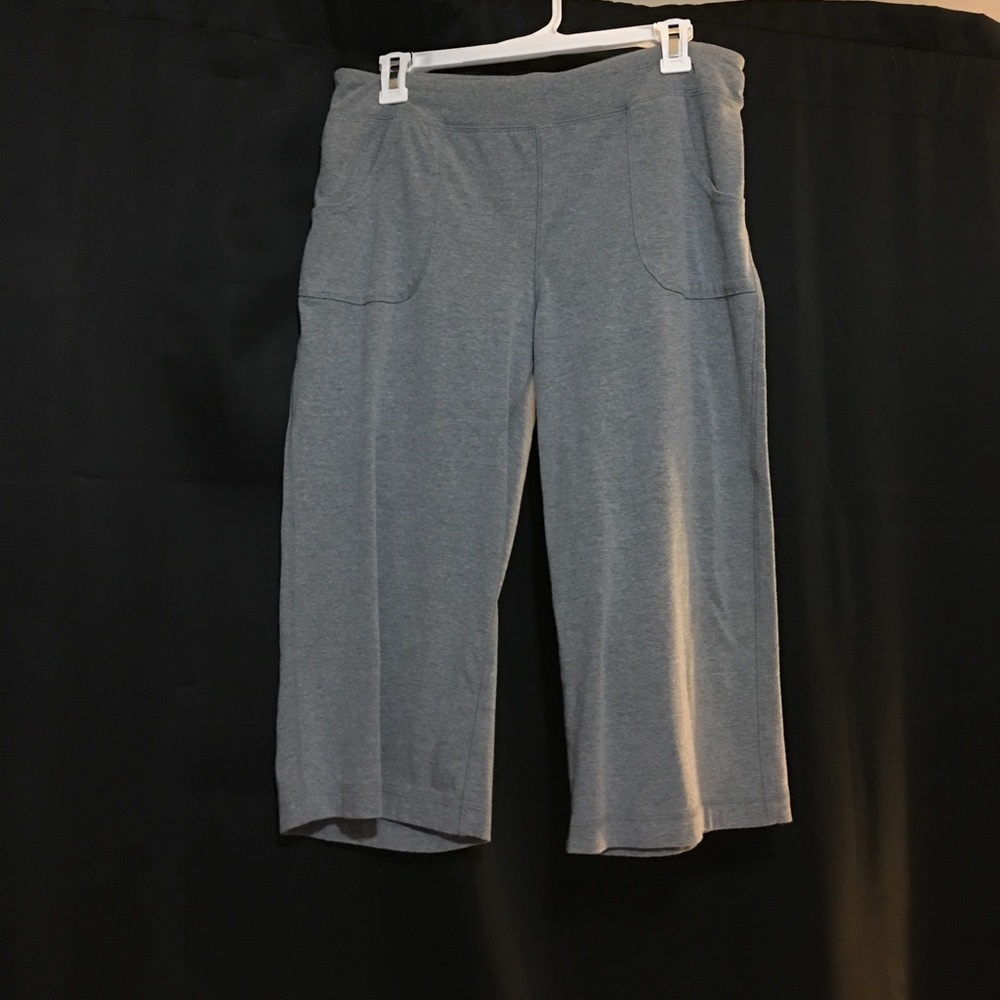 Gray Capri Yoga pants
