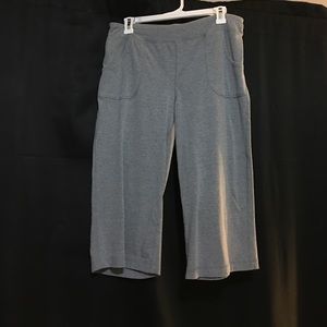 Gray Capri Yoga pants