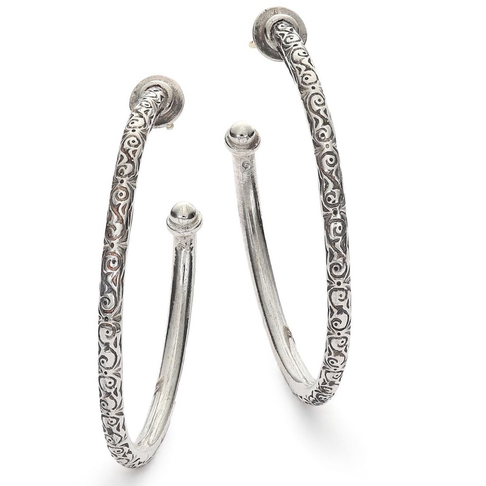 Konstantino sterling silver hoops