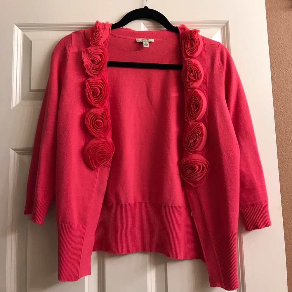 Pink rose cardigan