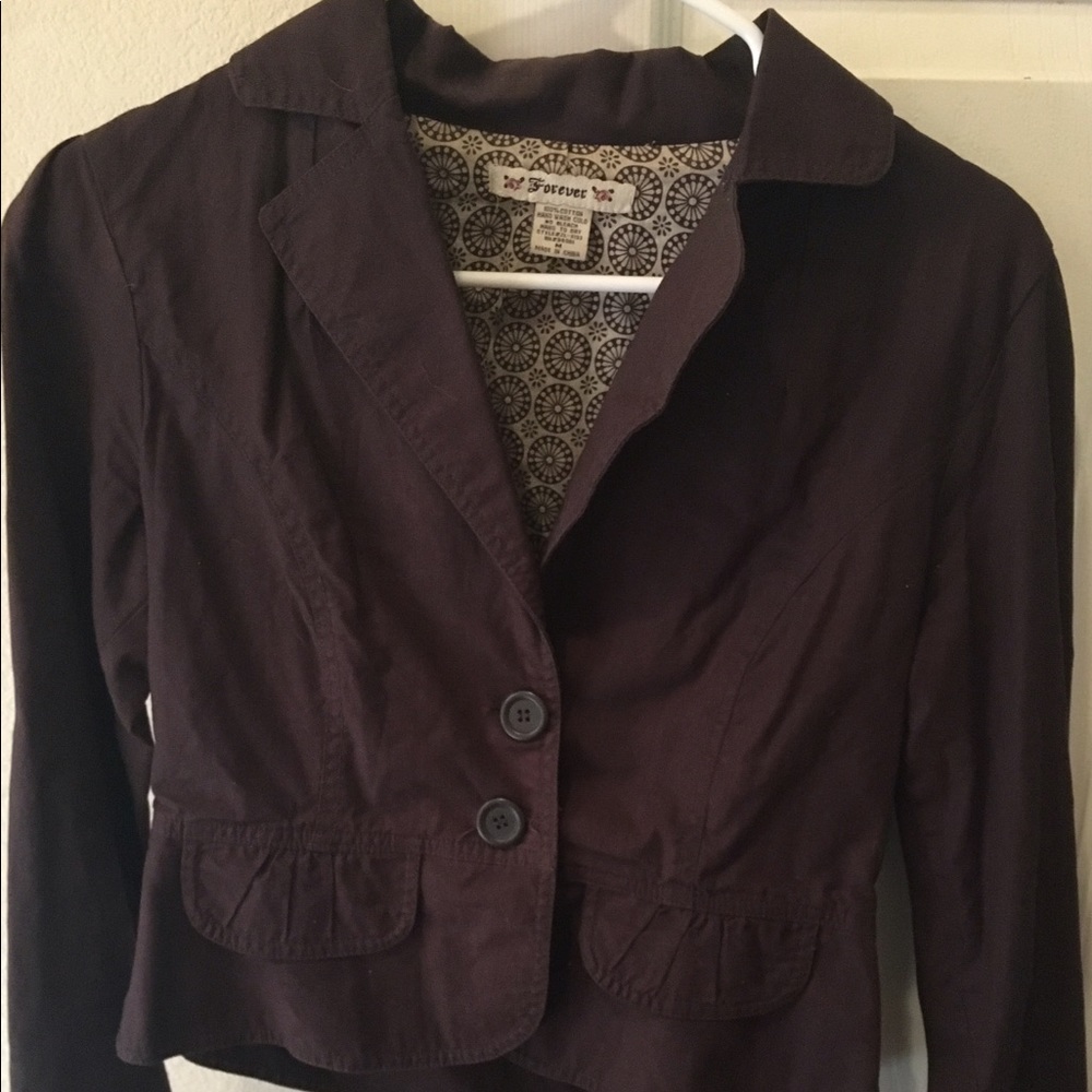Brown blazer/ jacket