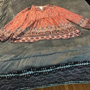 Knox Rose Long Sleeve Blouse