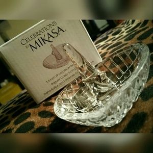 Glass Heart Ring Holder