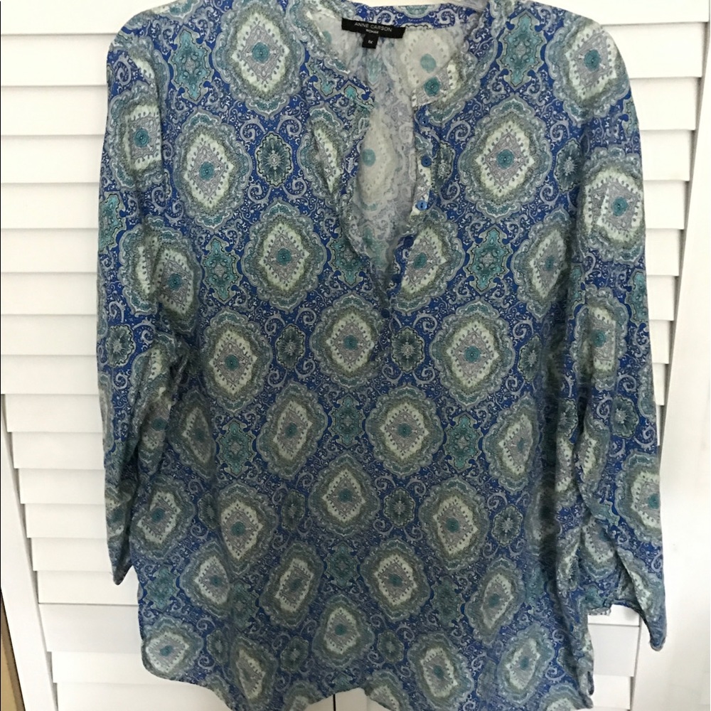 Ann Carson 1X tunic