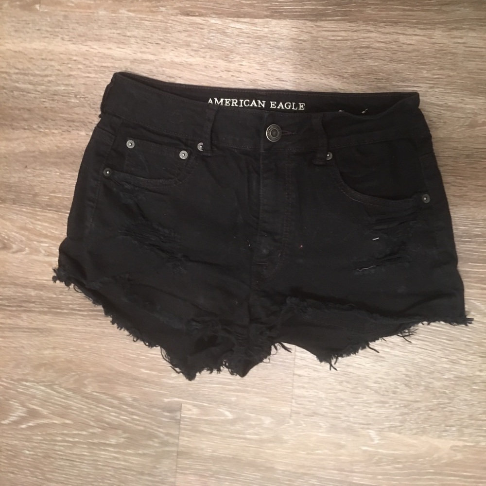 American Eagle Black Shorts