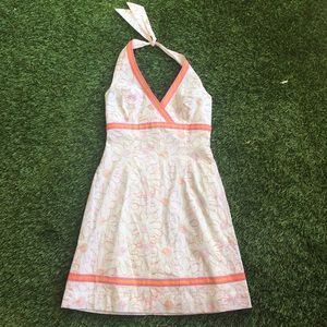 Lilly Pulitzer 'Marlon' white halter top dress