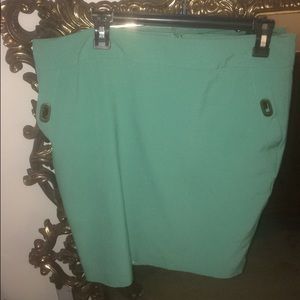 Mint green skirt