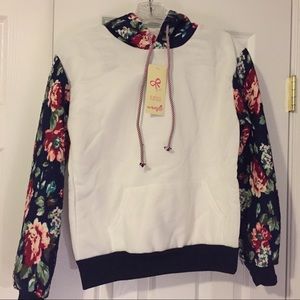 Floral hoodie