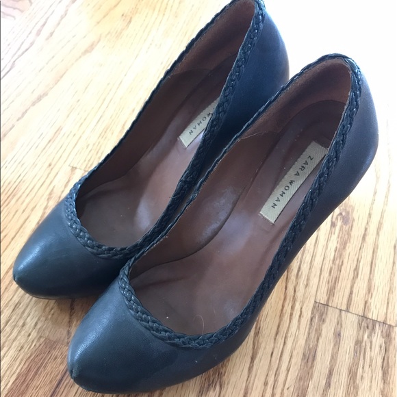 Black Zara Platform Heels - Picture 1 of 3