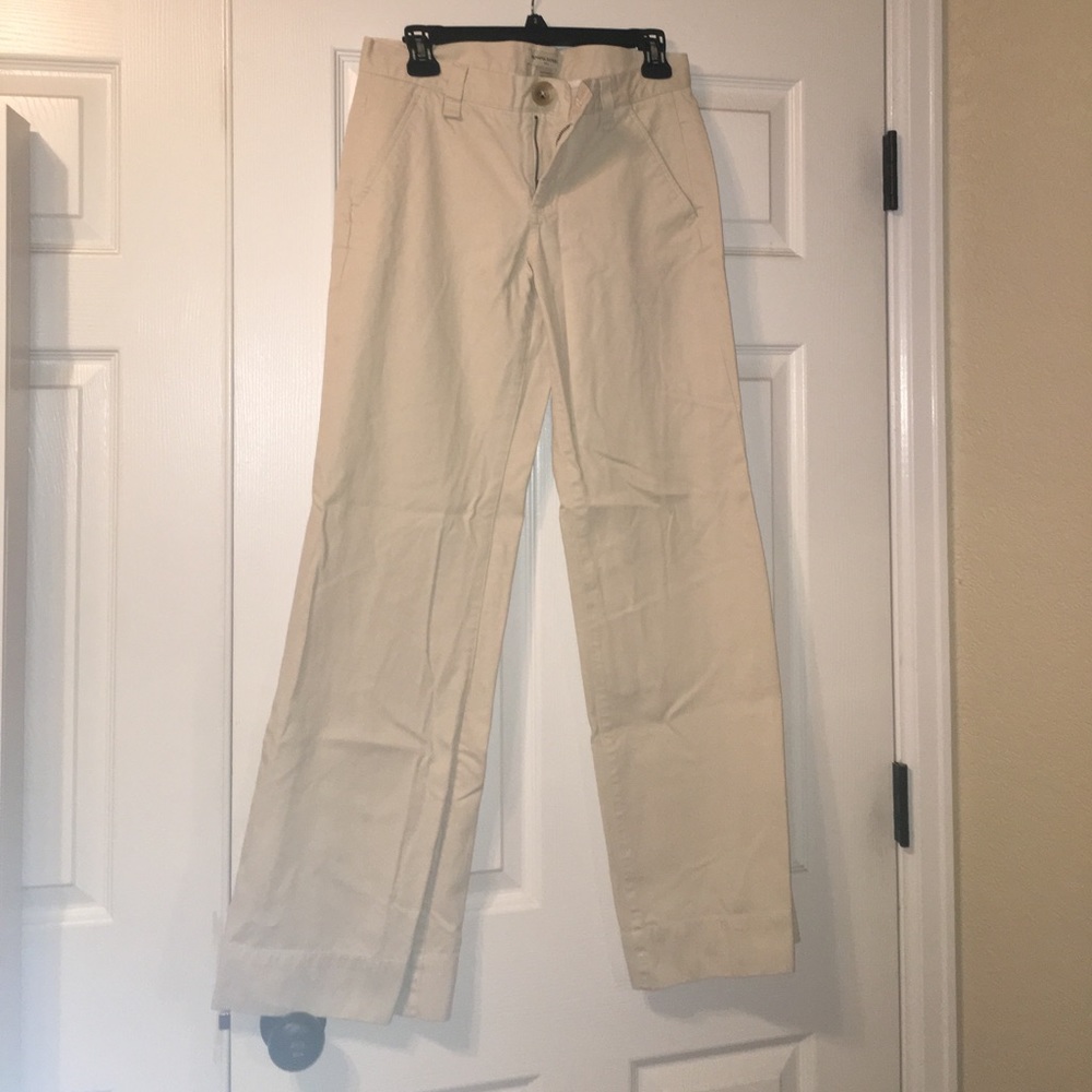 Banana Republic Khaki wide leg pants