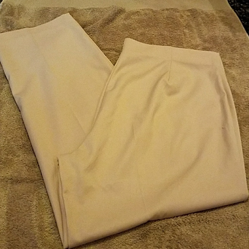Cream dress slacks