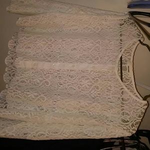 White lace blouse