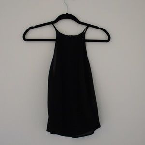 black tank top