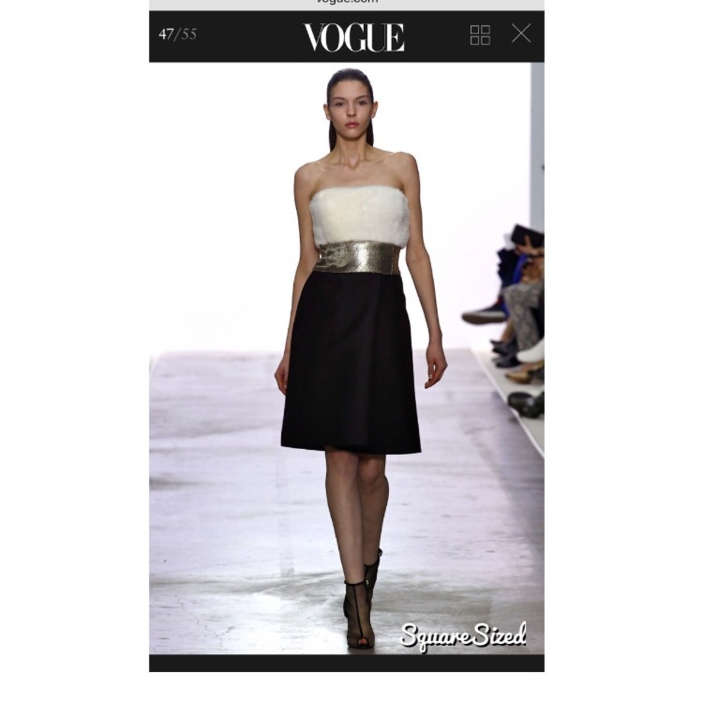 giambattista valli strapless cocktail dress