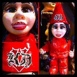 15in Hand painted kat von d gnome