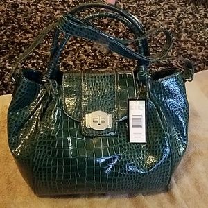Teal green Treviso purse