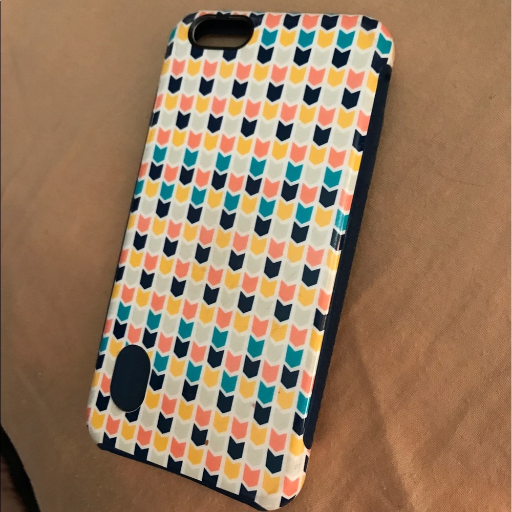 Double protected multi-colored iPhone 6s Plus case