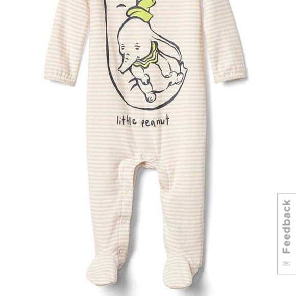 GAP One Pieces - Dumbo Footie Onesie GAP One Pieces - Dumbo Footie Onesie