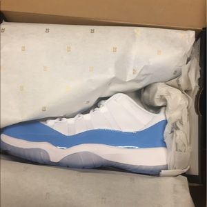 Photo says it all.  Retro 11 "UNC"